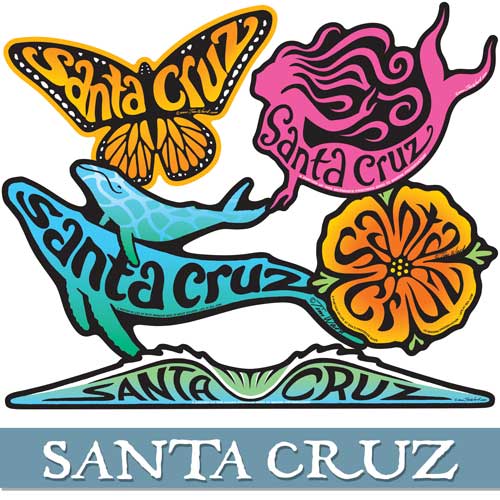 Santa Cruz Stickers - Life At Sea 