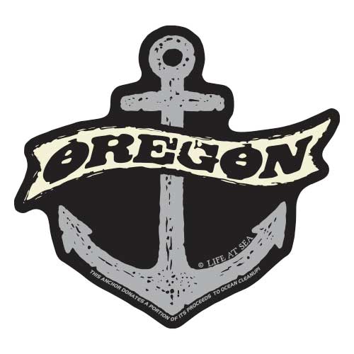 Oregon Anchor Sticker