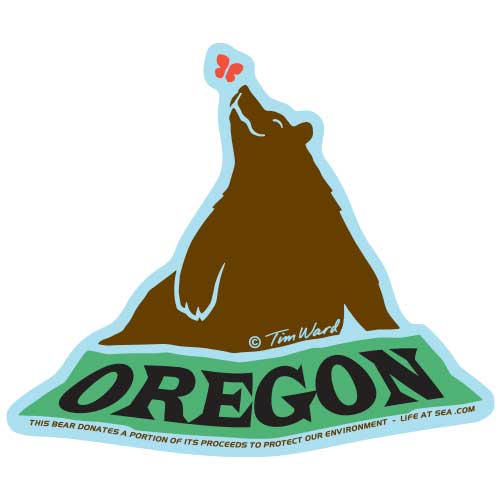 Oregon Bear Mountain Sticker