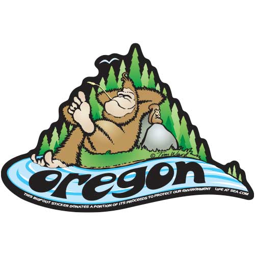 Oregon Bigfoot Sticker