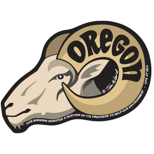 Oregon Bighorn Sheep Sticker