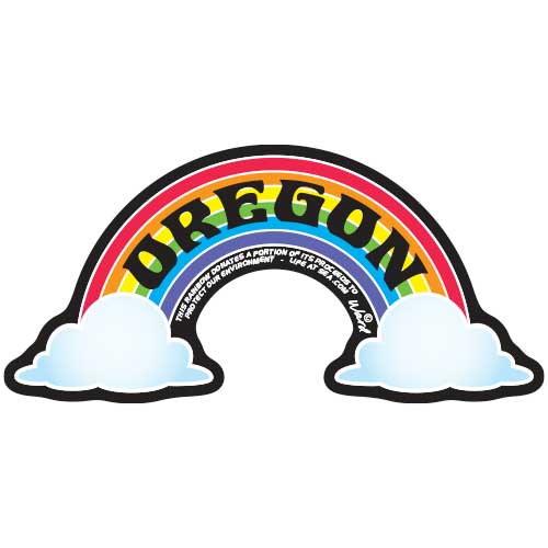 Oregon Rainbow Sticker