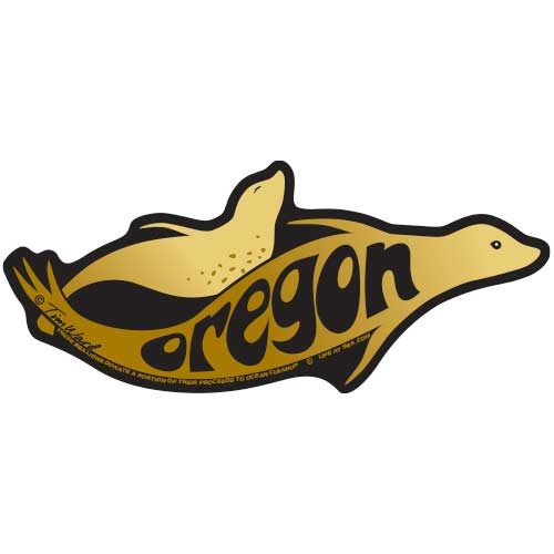 Oregon Sea Lion Sticker