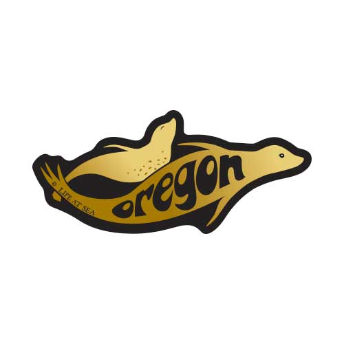 Oregon Sea Lion 'Small Sticker'