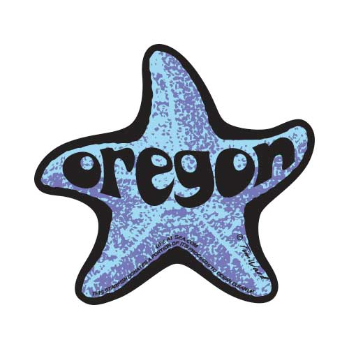 Oregon Starfish Sticker