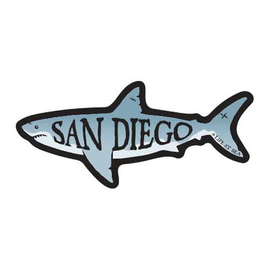 San Diego Shark 'Small Sticker'