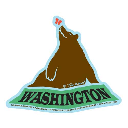 Washington Bear Mountain Sticker