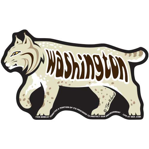 Washington Bobcat Sticker