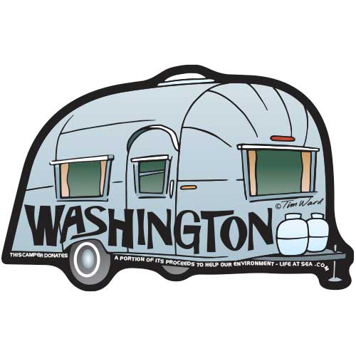 Washington Camper Sticker