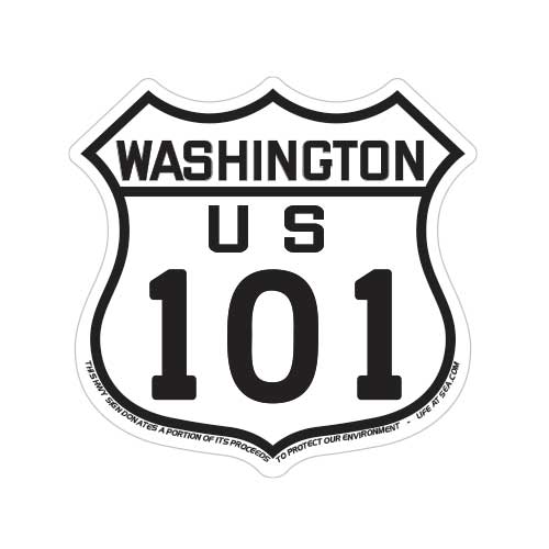 Washington Highway 101 Sticker
