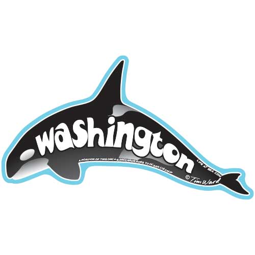 Washington Orca Killer Whale Sticker