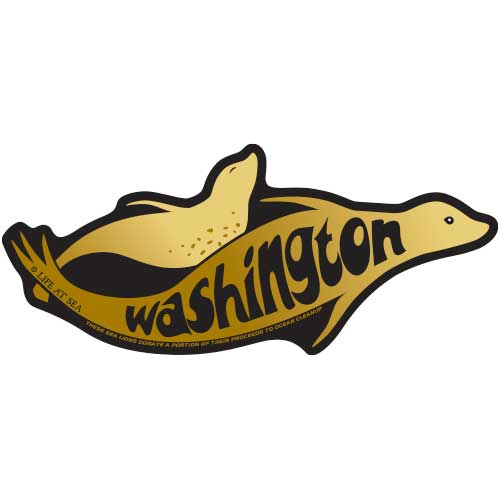 Washington Sea Lion Sticker