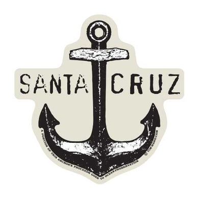 Santa Cruz Anchor Sticker