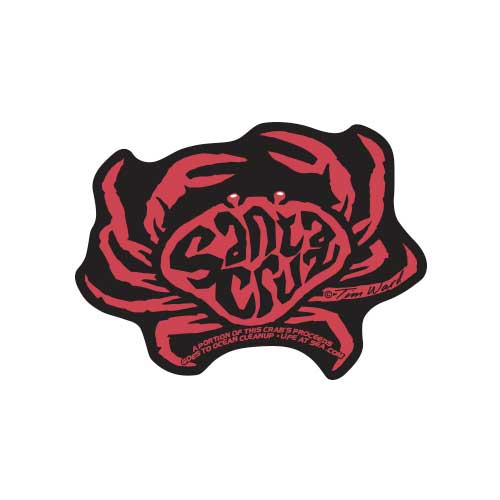 Santa Cruz Crab Sticker