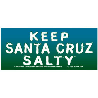 Santa Cruz Keep Santa Cruz Salty Sticker
