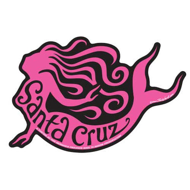 Santa Cruz Mermaid Sticker (Pink)