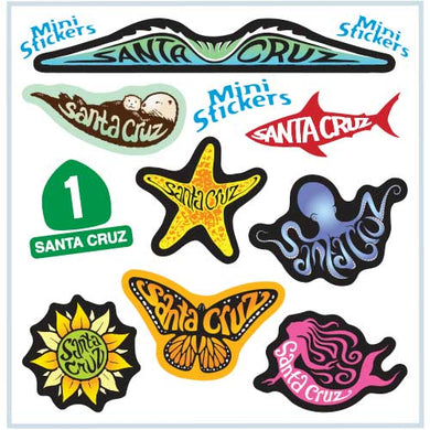 Santa Cruz Mini Sticker Sheet #1