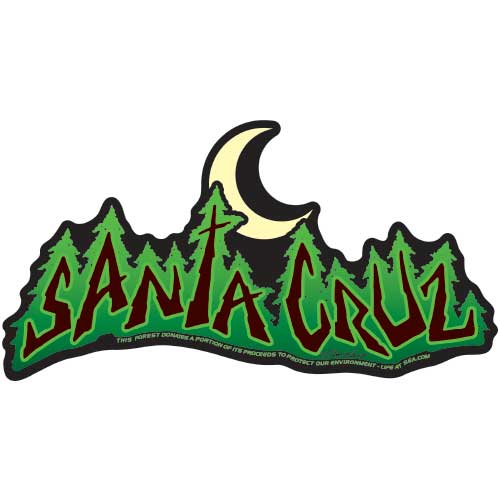 Santa Cruz Mountain Forest Sticker