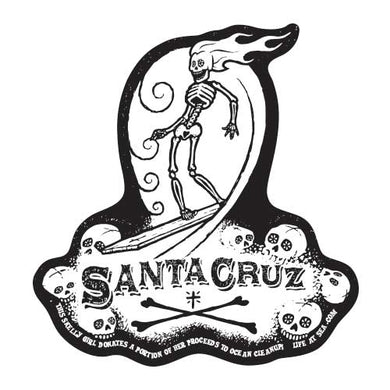 Santa Cruz Paradise Skellie Girl Sticker