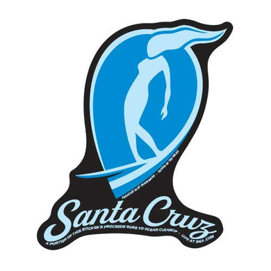 Santa Cruz Paradise Surfer Girl Sticker