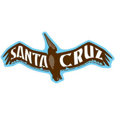 Santa Cruz Pelican Sticker