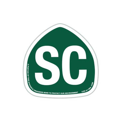 Santa Cruz Roadsign SC Sticker