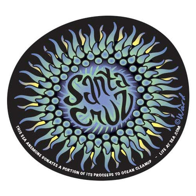 Santa Cruz Sea Anemone Sticker
