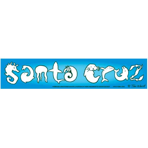 Santa Cruz Creatures Sticker