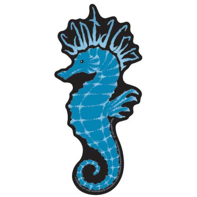 Santa Cruz Seahorse Sticker (Blue)
