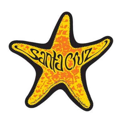 Santa Cruz Starfish Sticker (Yellow)