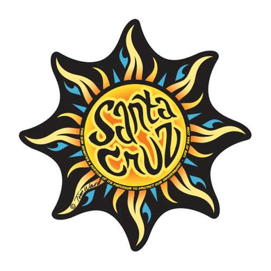 Santa Cruz Sun Sticker