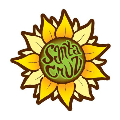Santa Cruz Sunflower Sticker