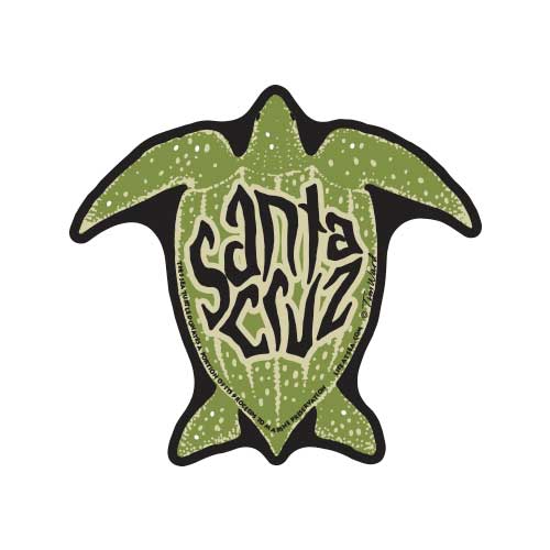 Santa Cruz Turtle Sticker