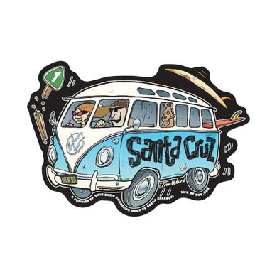 Santa Cruz VW Bus Sticker