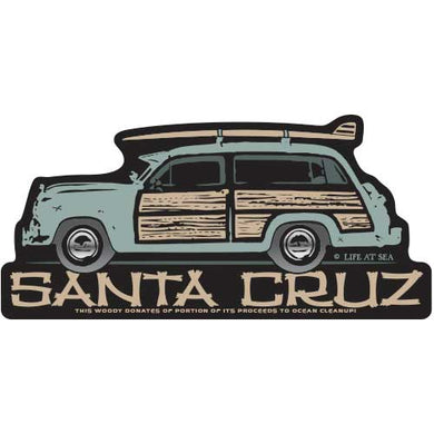 Santa Cruz Woody Sticker (Blue)