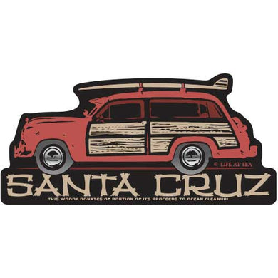 Santa Cruz Woody Sticker (Red)