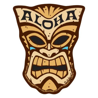 Aloha Tiki Sticker