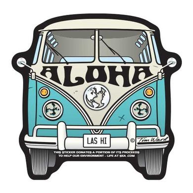 Aloha VW Bus Front Sticker