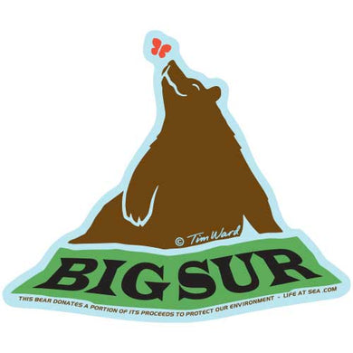 Big Sur Bear Mountain Sticker