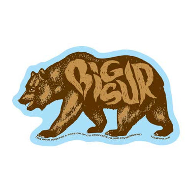 Big Sur Bear Sticker