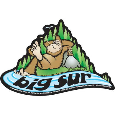 Big Sur Big Foot Sticker