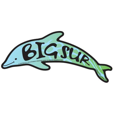 Big Sur Dolphin Sticker
