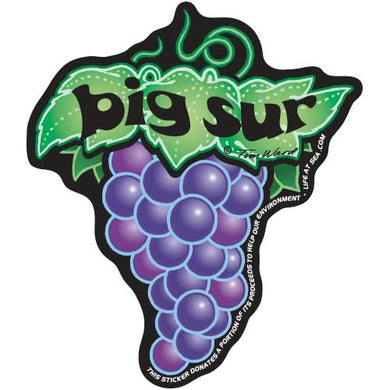 Big Sur Grapes Sticker