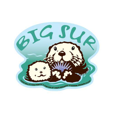 Big Sur Otter (Blue) Sticker