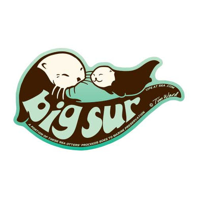 Big Sur Otter (Green) Sticker