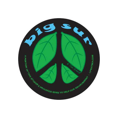 Big Sur Peace Sticker