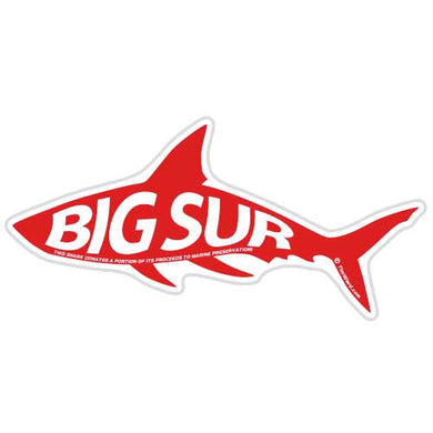 Big Sur Shark Sticker