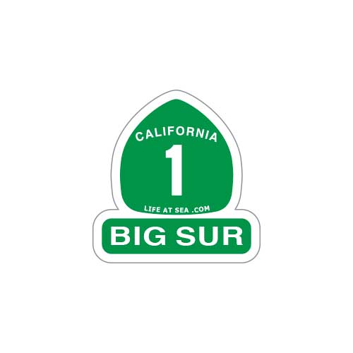 Big Sur Highway 1 'Small Sticker'