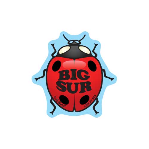 Big Sur Ladybug 'Small Sticker'