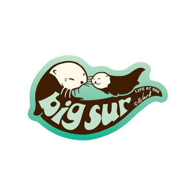 Big Sur Otter 'Small Sticker'